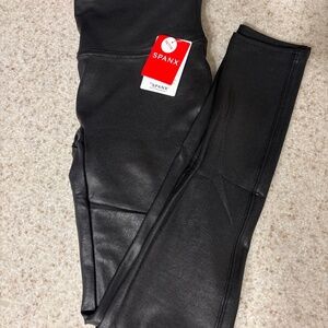 Spanx Faux Leather Legging Small Petite